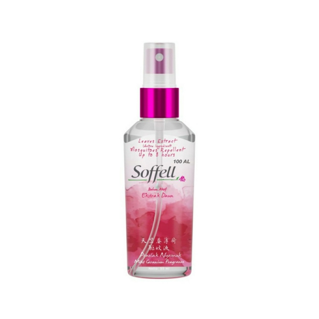 SOFFELL Mint Geranium Fragrance Botol Spray 55ml