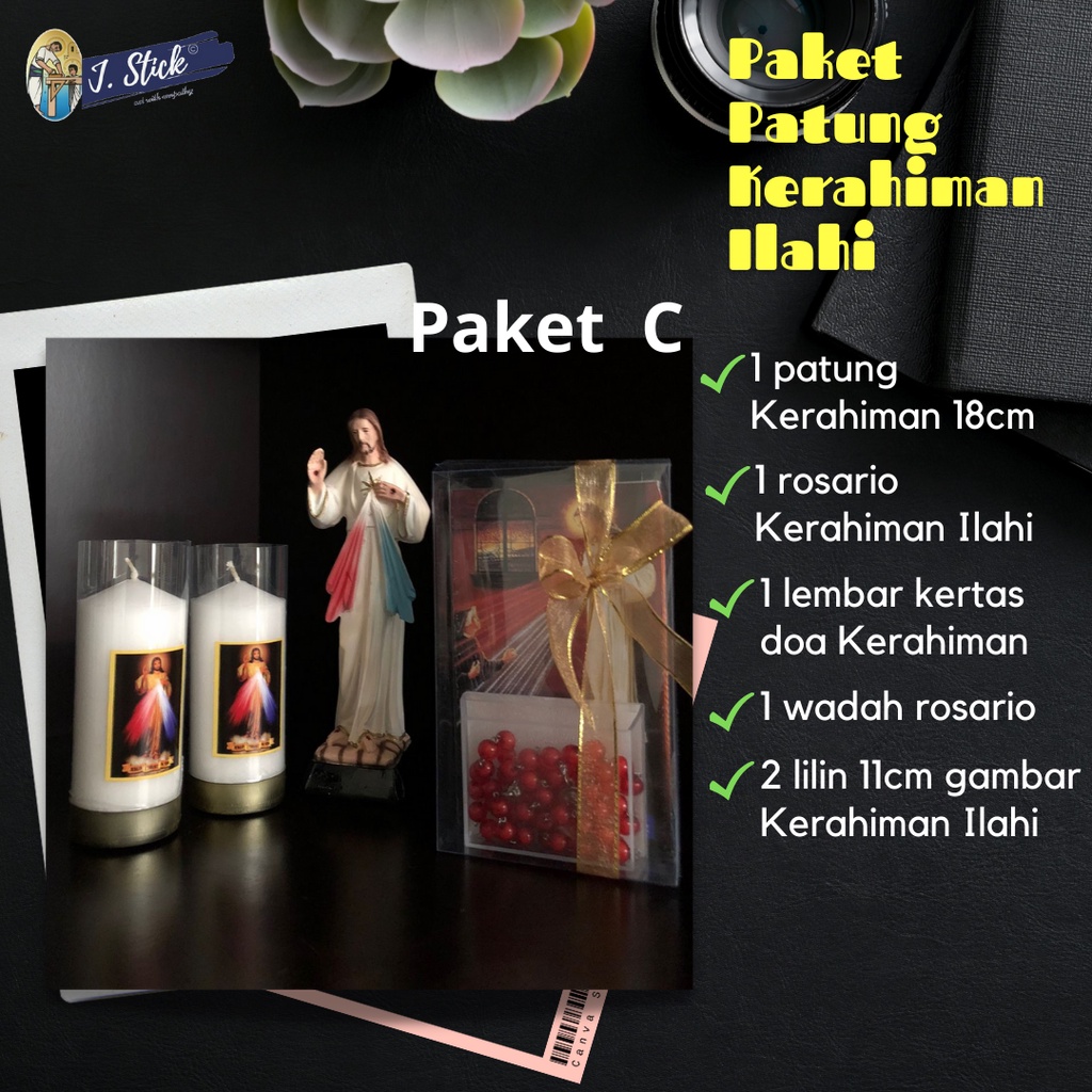 Paket Patung Kerahiman Ilahi