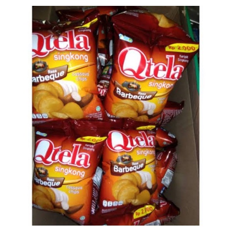 

QTELA SINGKONG BARBEQUE / 1 RENCENG ISI 10 PCS