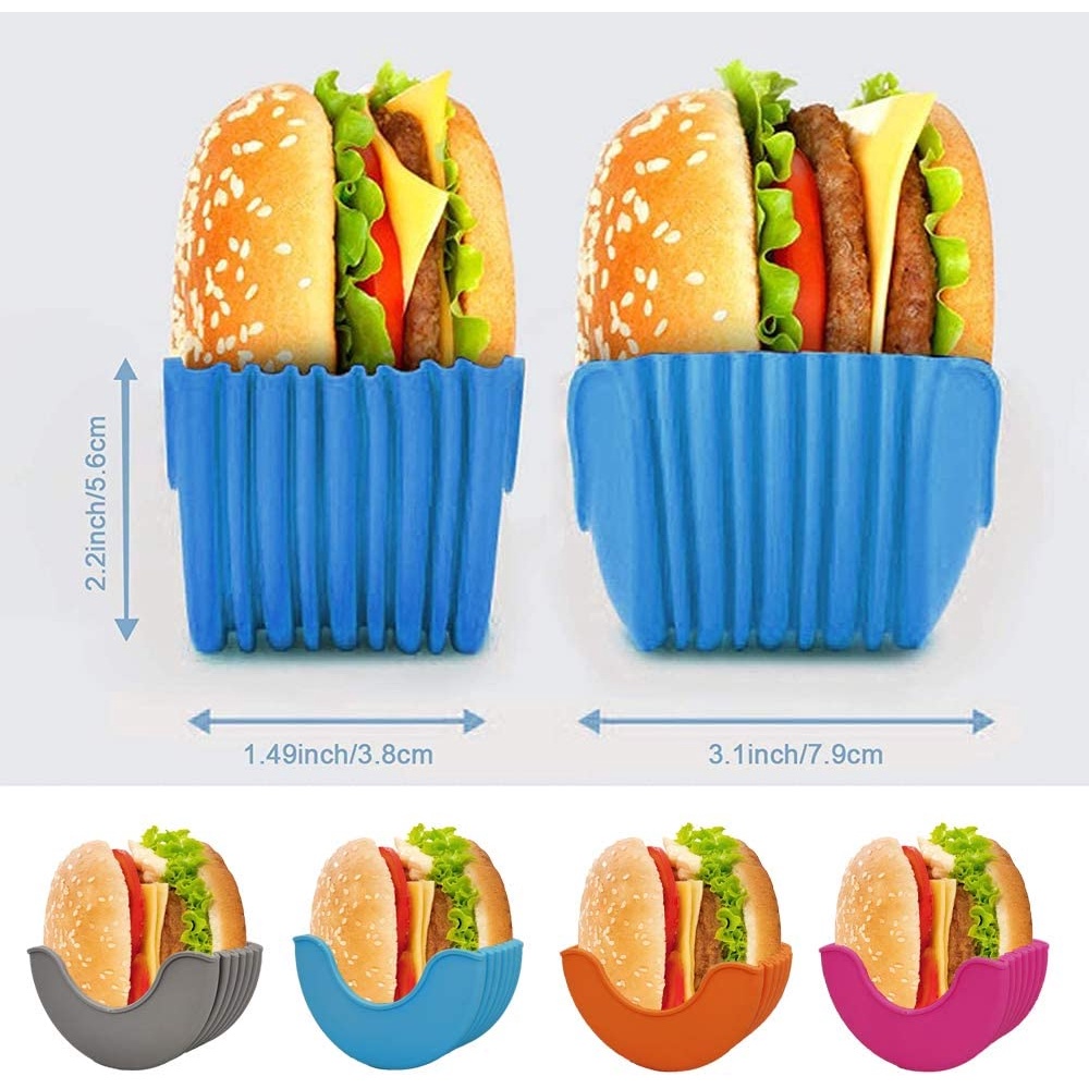 WADAH SILIKON PEMEGANG BURGER &amp; DONUT / HOLDER SILICONE BURGER &amp; DONUT