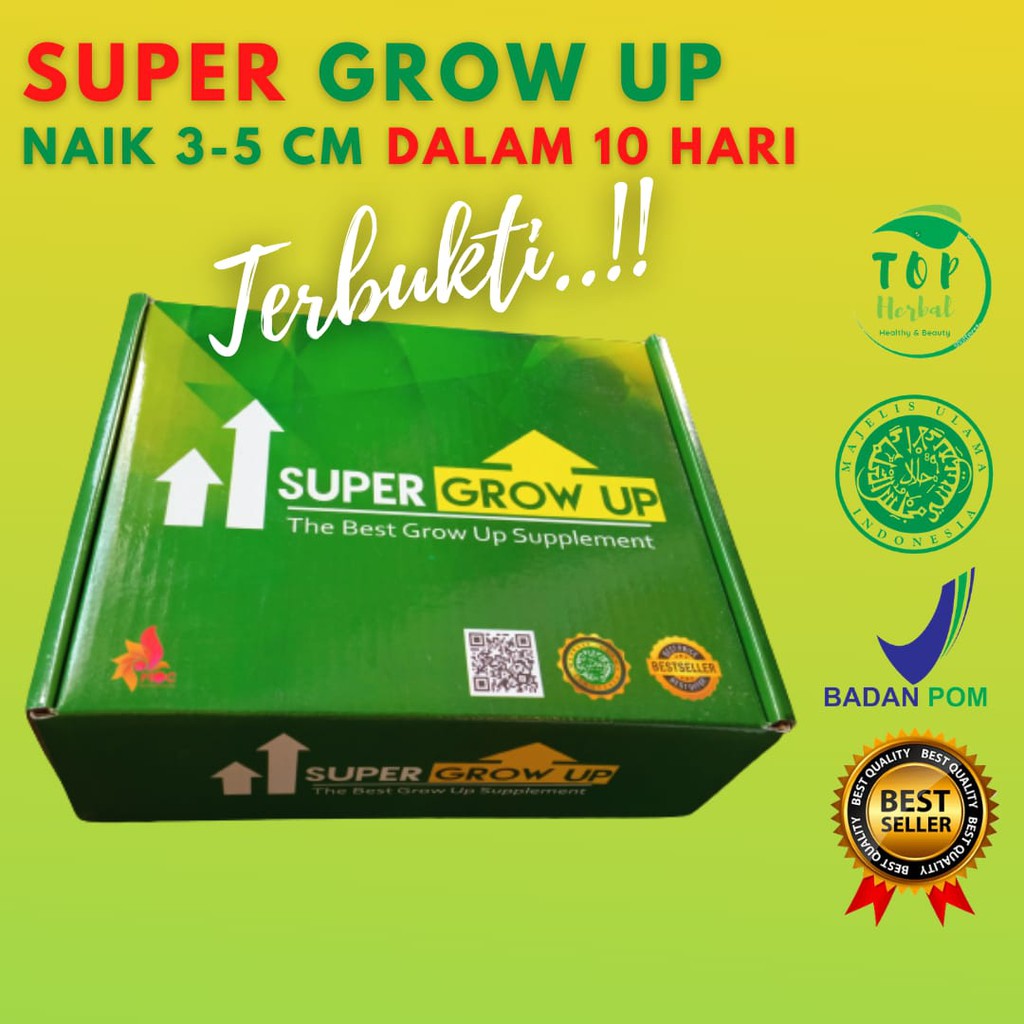 

SUPER GROW UP SUSU PENINGGI BADAN DEWASA SUSU PENINGGI BADAN ANAK | OBAT PENINGGI BADAN