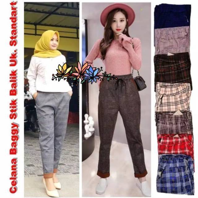  CELANA  KOTAK  TARTAN CELANA  MURAH  Shopee Indonesia