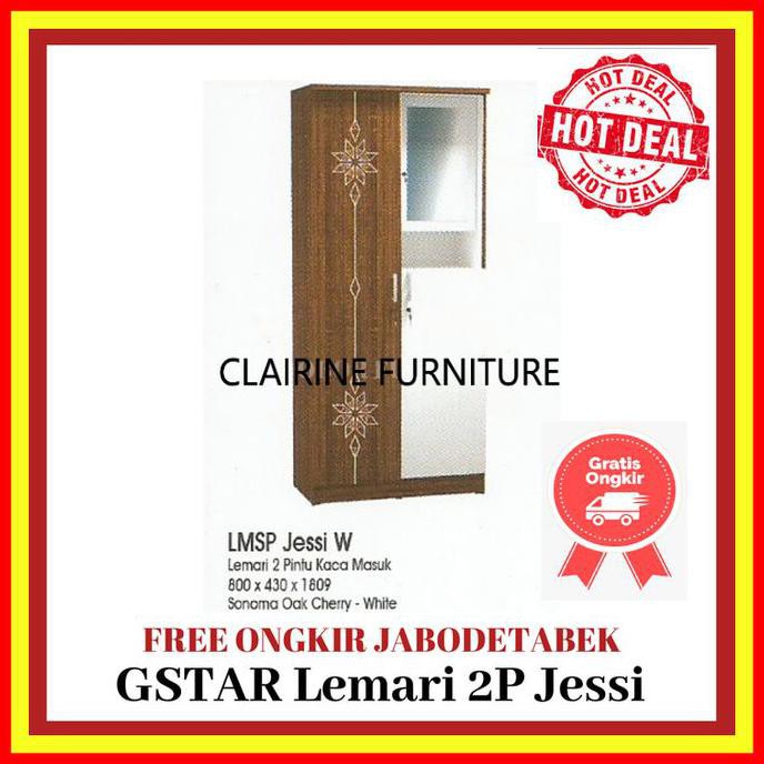 Lemari Pakaian 2 Pintu Gstar Jessi Christian.Ladies