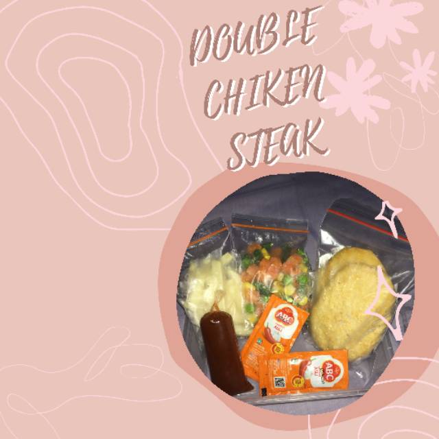 

FROZEN FOOD DOUBLE CHICKEN STEAK/STEAK MURAH /STEAK/FROZEN FOOD MURAH/SIAP SAJI