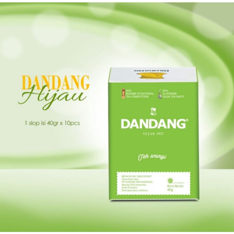 

TEH DANDANG HIJAU 40gr ( GRATIS GELAS CANTEL BELI KELIPATAN 6 )