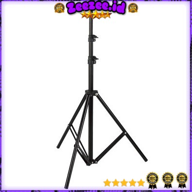 TaffSTUDIO Portable Light Stand Tripod 16mm 1/4 Thread 3 Section 200cm for Studio Lighting - SN303 -