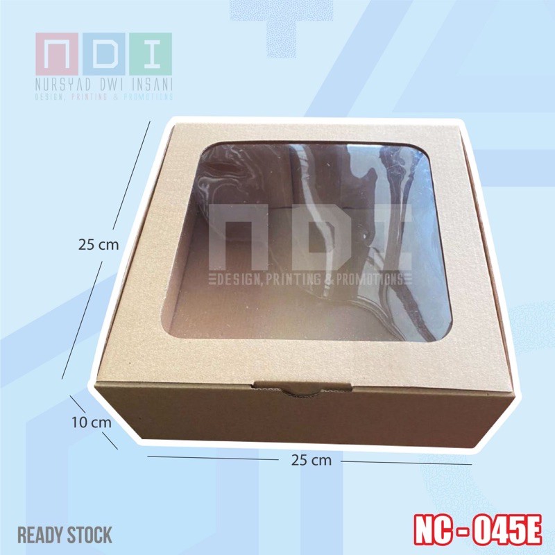 

DUS BOX CORRUGATED 1 PAK (ISI 20 pcs) Uk. 25x25x10cm