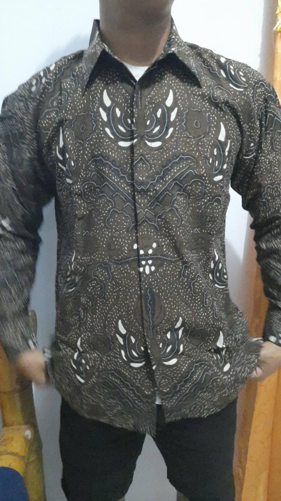 Adinata Pakem Kemeja Batik Pria Lengan Panjang Hem Seragam Batik Ekslusif Modern By Batik Rajasakti