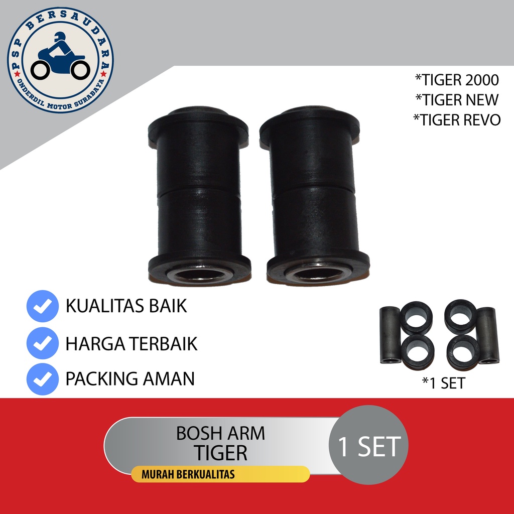 Bosh Arm Tiger (Harga Set Isi 2) - Bos Bosch + Teflon Fork Forek Swing Arem Bosh Sarsis Bosh