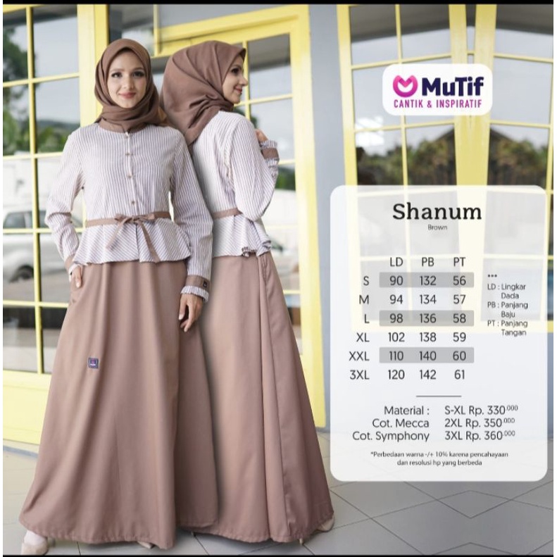 Gamis Shanum by Mutif