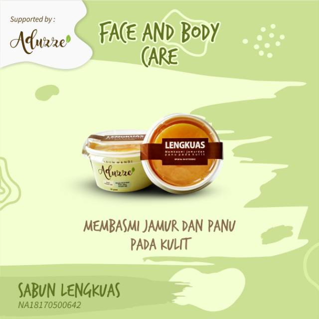 SABUN HERBAL ADUZZE LENGKUAS GROSIR untuk Wajah Badan Anti SABUN HERBAL ADUZZE LENGKUAS GROSIR untuk Wajah Badan Anti