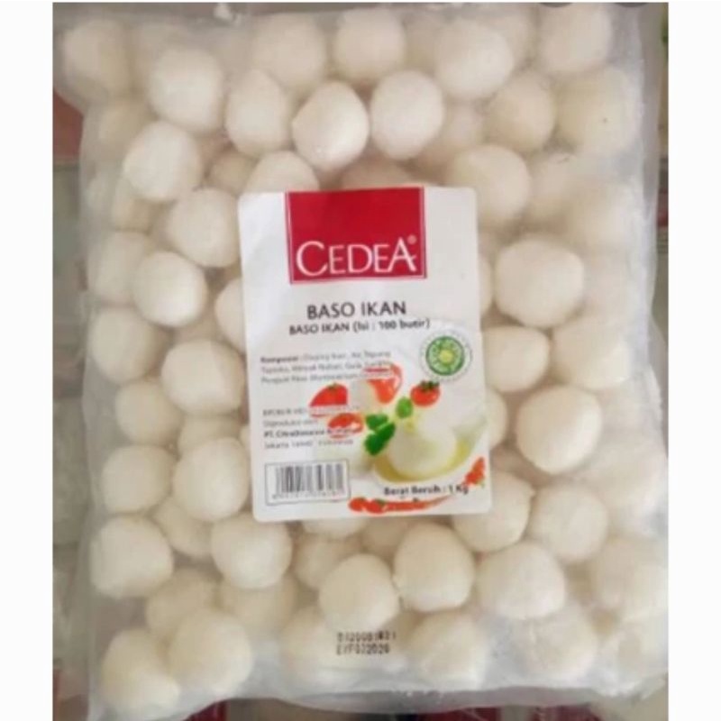 

Cedea Bakso Ikan isi 100 (1kg)