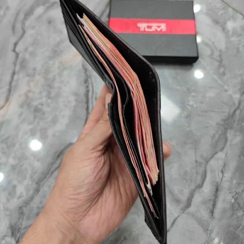 Dompet Tumi McLaren Global Double Bieffold Dompet Pria Mirror Quality