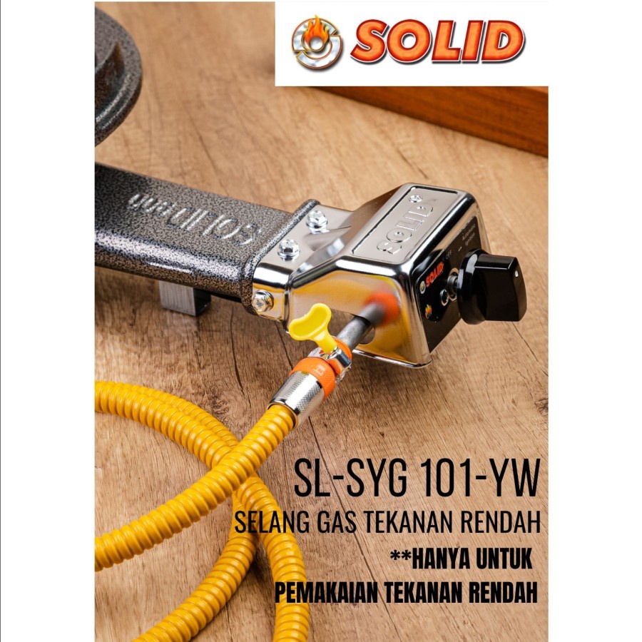 Solid Selang Gas SL-SYG 101-YW lapis Baja Anti Tikus + Karat - Low Pressure