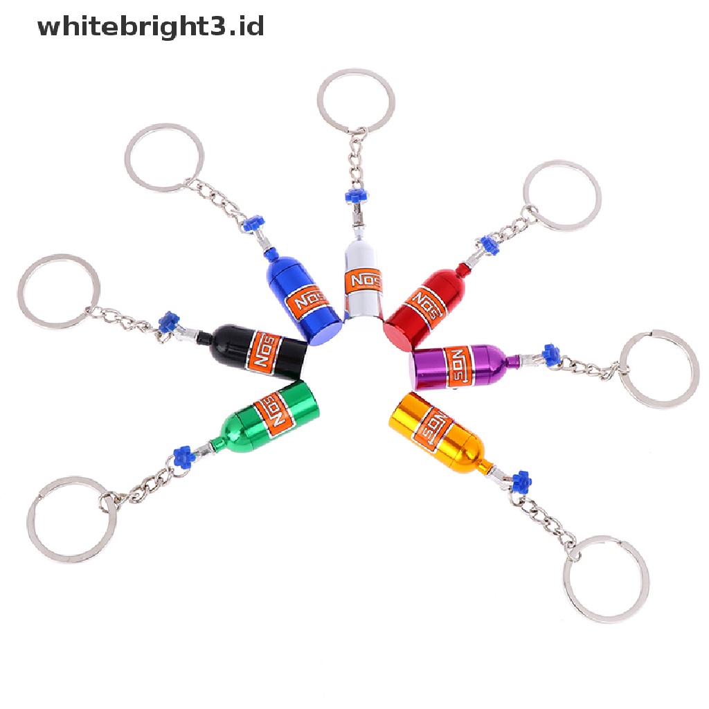 (whitebright3.id) 1pc Gantungan Kunci Botol NOS Nitrous Oxide