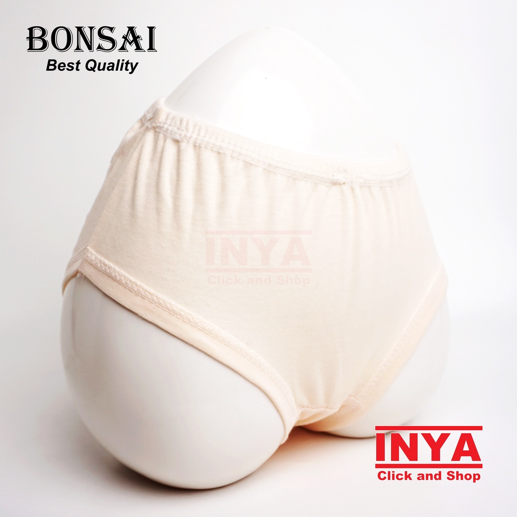 CELANA DALAM WANITA KATUN POLOS BONSAI - Woman Underwear Panty