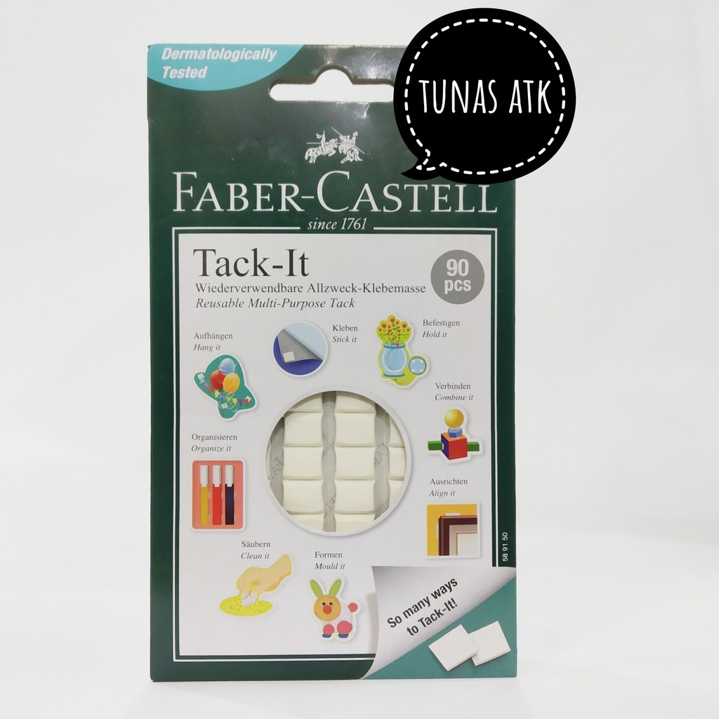 

FABER CASTELL TACK-IT 90PCS 50GR 58 91 50