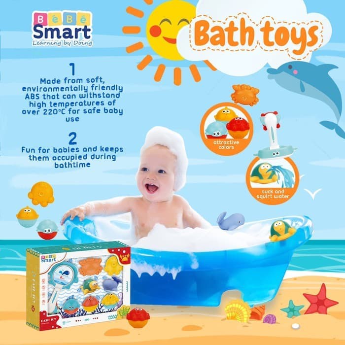 Makassar ! Bath Toys / Mainan Mandi Bebe Smart