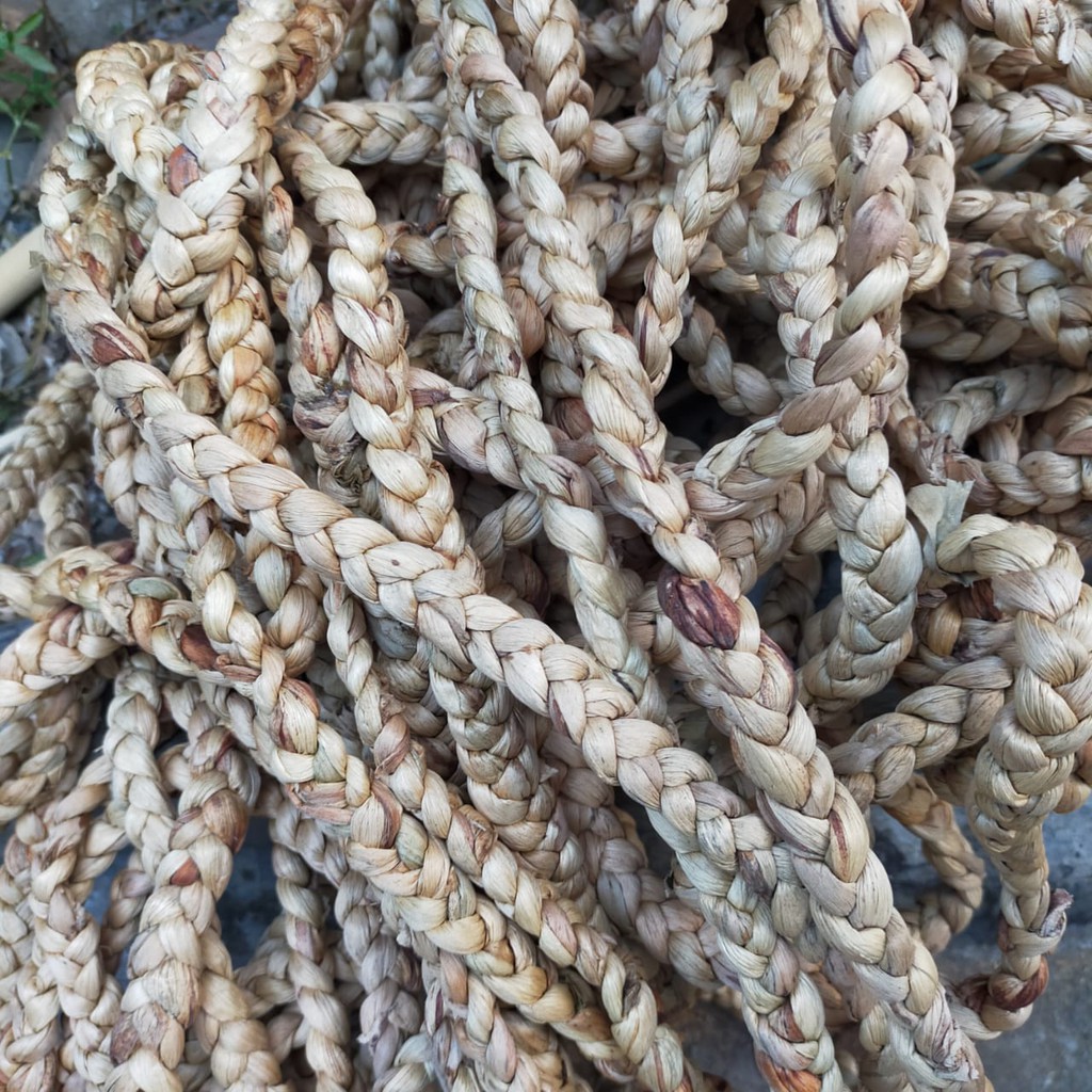 TALI ECENG - TALI ANYAMAN ECENG GONDOK - TALI ECENG GONDOK KEPANG - ECENG GONDOK - HARGA PERKILO