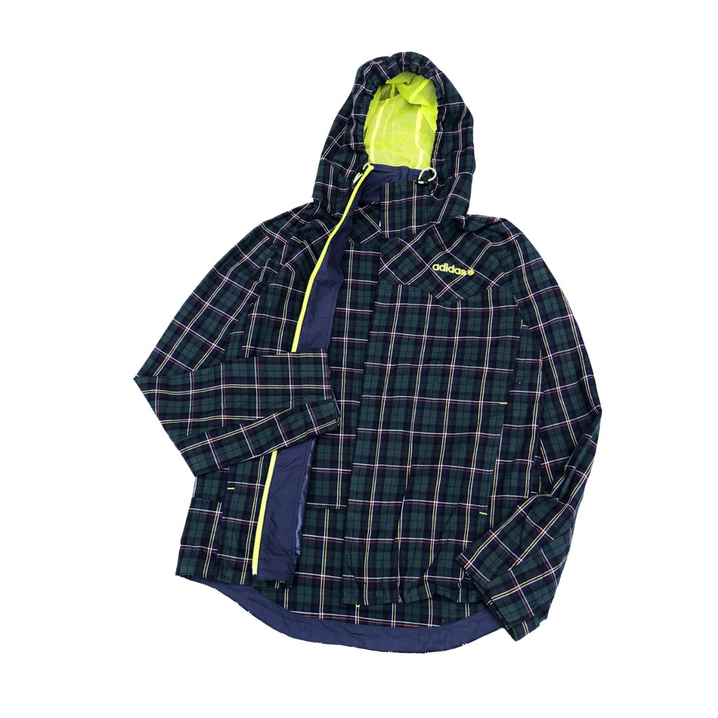 ADIDAS NEON FLANNEL VOLT JACKET