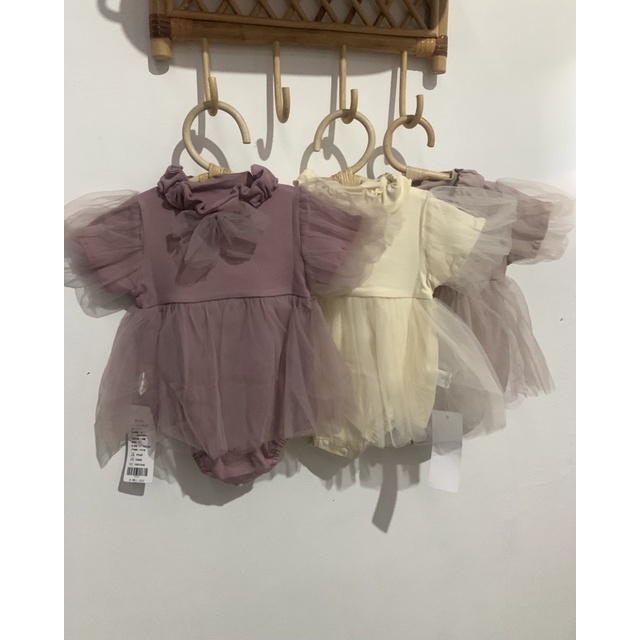 Mona romper bayi perempuan/dress pesta bayi