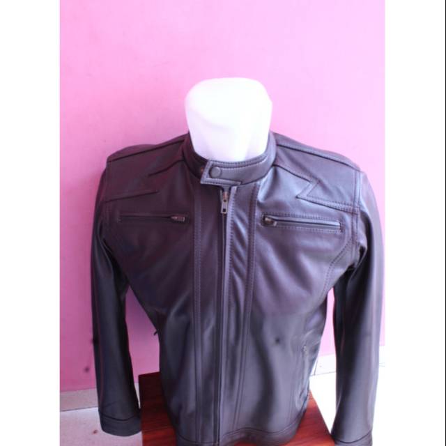 Jaket kulit pria asli original sukaregang garut