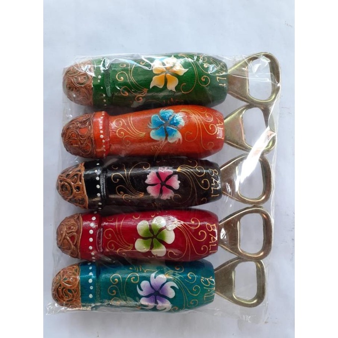 ((((()paling dicari] Alat Pembuka Botol dan Pembuka Kaleng motif lolok lukis 1set isi 5pcs