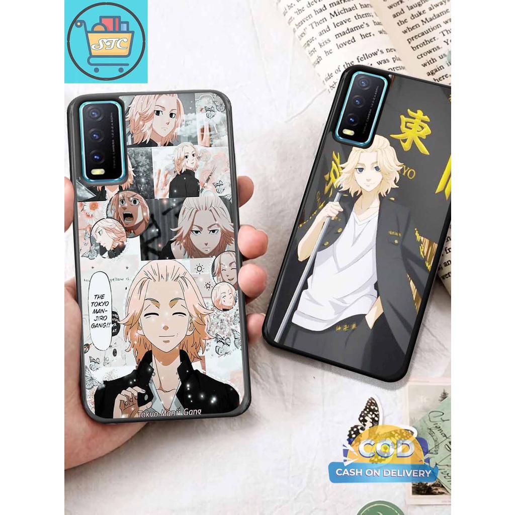 STC-255 CASE CASING GLOSSY 2D mikey tokyo revengers BACK CASE GLASS ALL TYPE