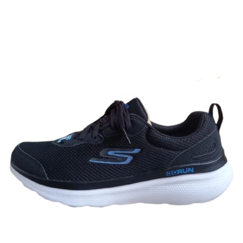 sepatu skechers go run motion black running