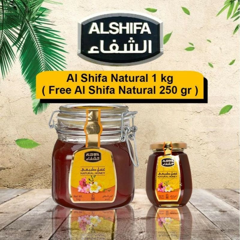 

madu alshifa 1 kg free 250g