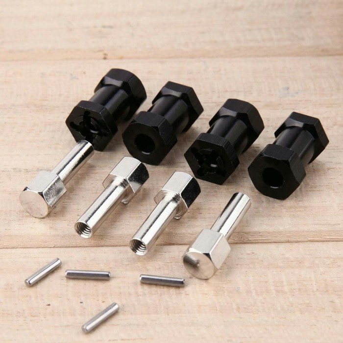 RC car 12mm wheel Hex Extension 20mm widener untuk roda/ban 1/10 1/12