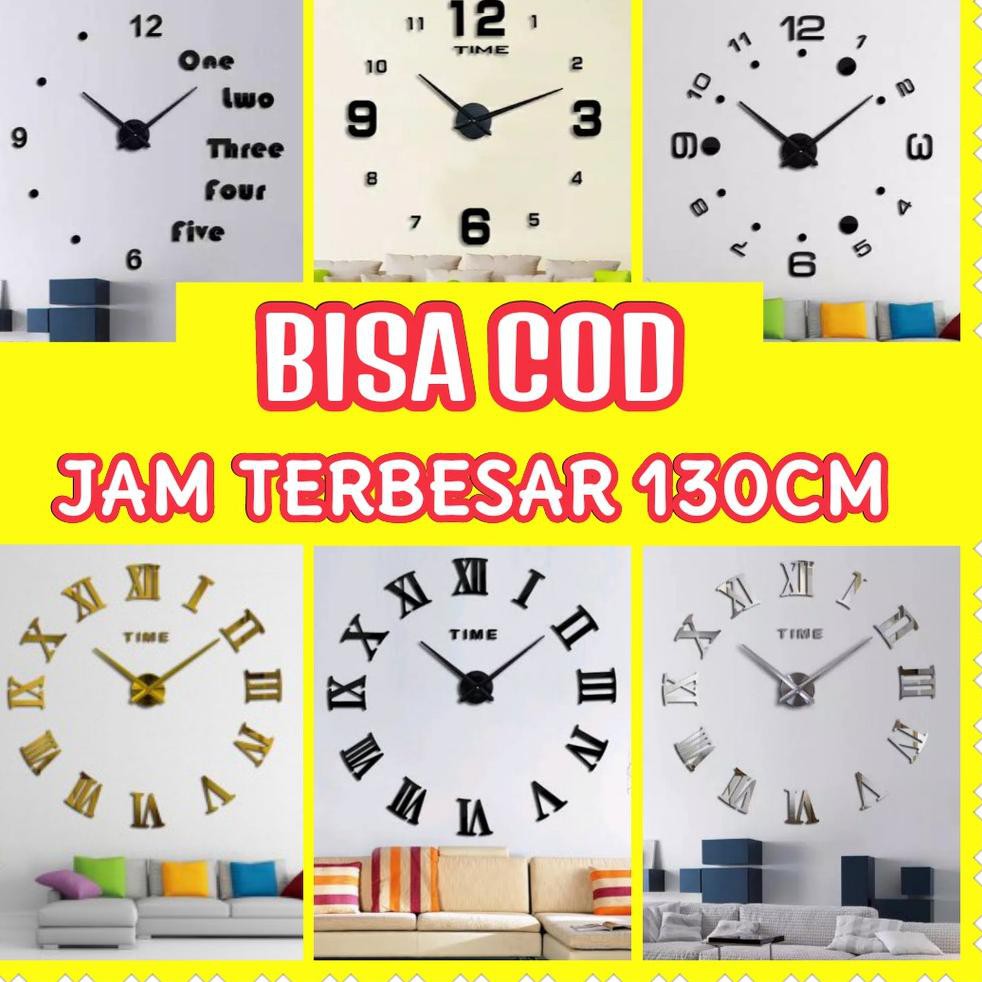 KODE FX5449 Jam Dinding Besar Rumah Jam Dinding DIY Besar Unik Shopee Indonesia