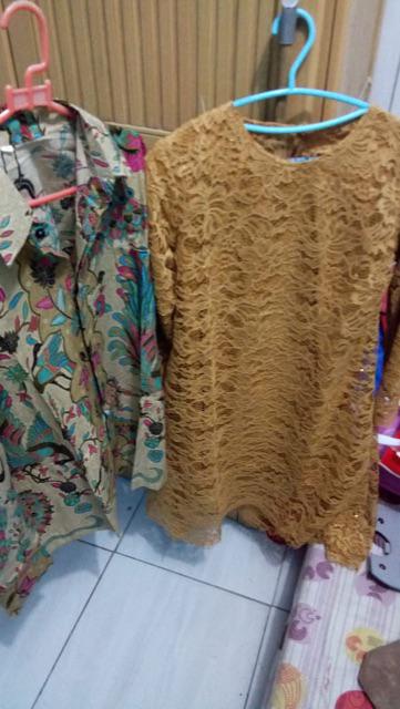Shopashop Solo - Atasan Muslim Kebaya Brukat Setelan Fendi Gamis Fendi Batik Couple Busana Muslim