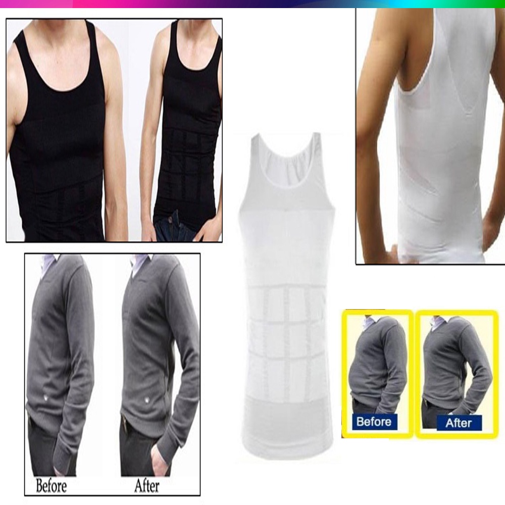 Slim N Lift Slim N Fit Body Shaping For Man Kaos Dalam Pria Baju Singlet Baju Pelangsing Pria