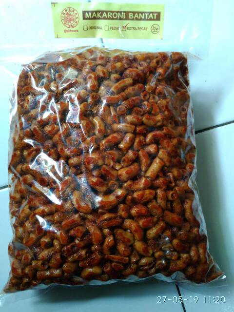 MAKARONI BANTET kriwil KEMASAN 1KG (daun jeruk)