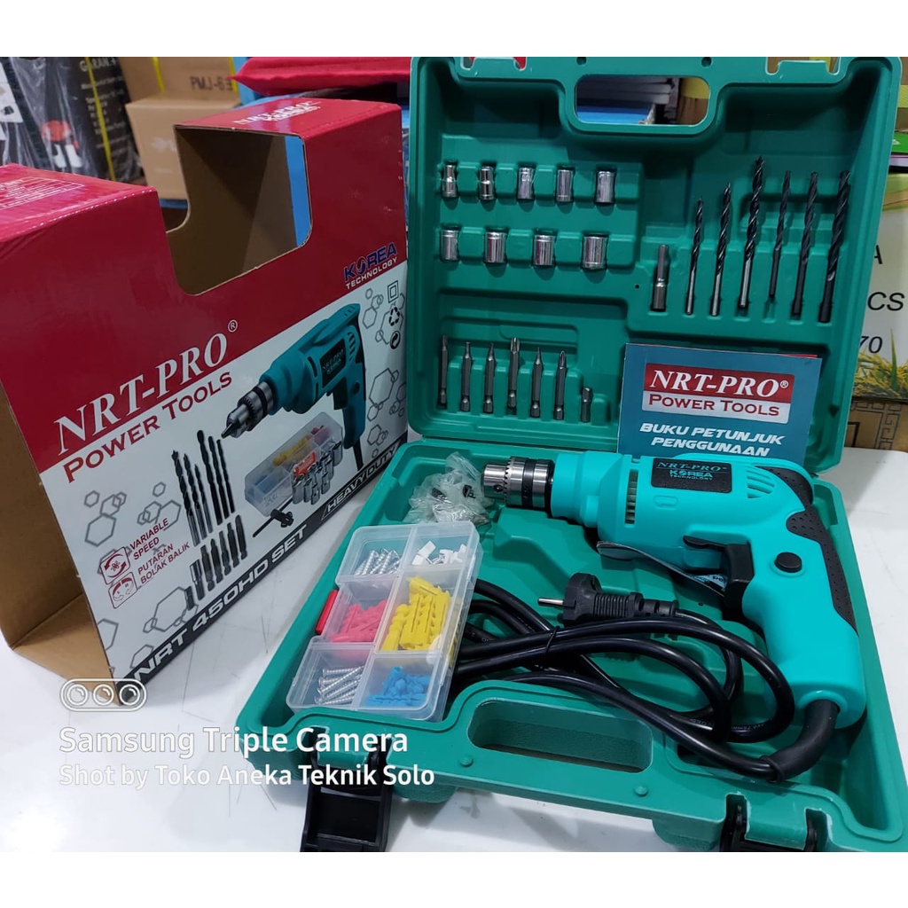 Bor 10MM NRT-Pro 450HD Set Drill 10MM 450HD Set NRT-Pro 450HD Tosca x 450HD Set Box