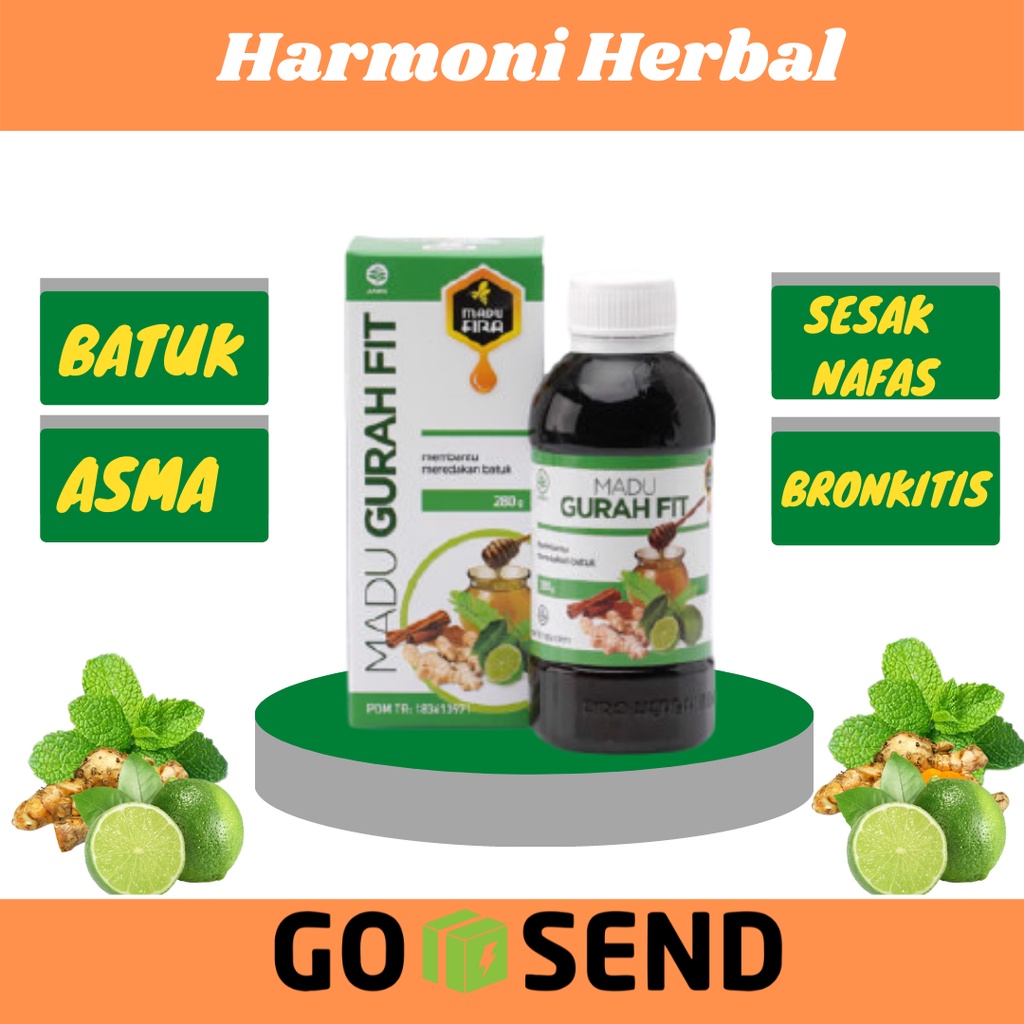 Madu Gurah Fiti ASLI - Obat Batuk Menahun - Obat Sesak Napas - Obat Batuk Berdahak Kering dan Gatal - Obat Sinusitis - Gurah Fit Original Obat Tbc Paru - Obat Gurah Keluarkan Lendir Tenggorokan Untuk Anak  & Dewasa-2