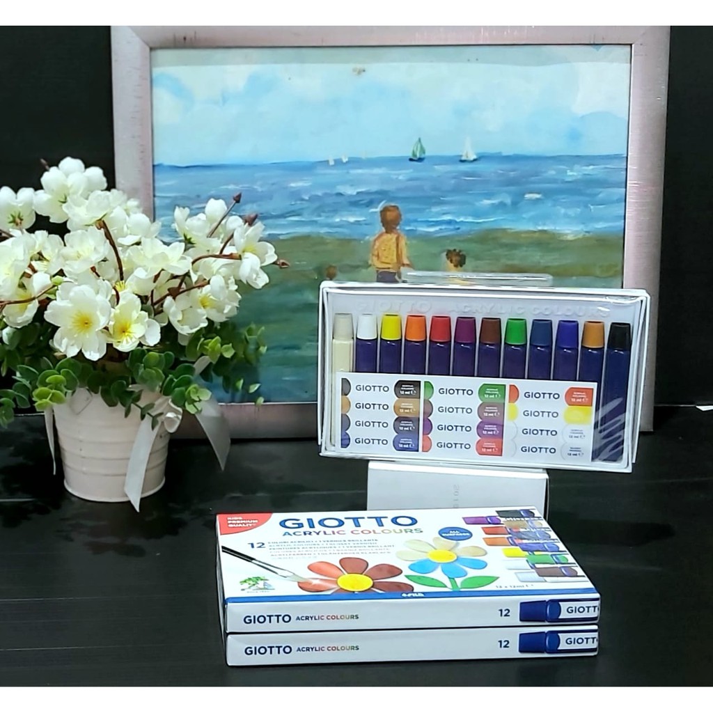 

GIOTTO ACRYLIC 12 WARNA 12ML
