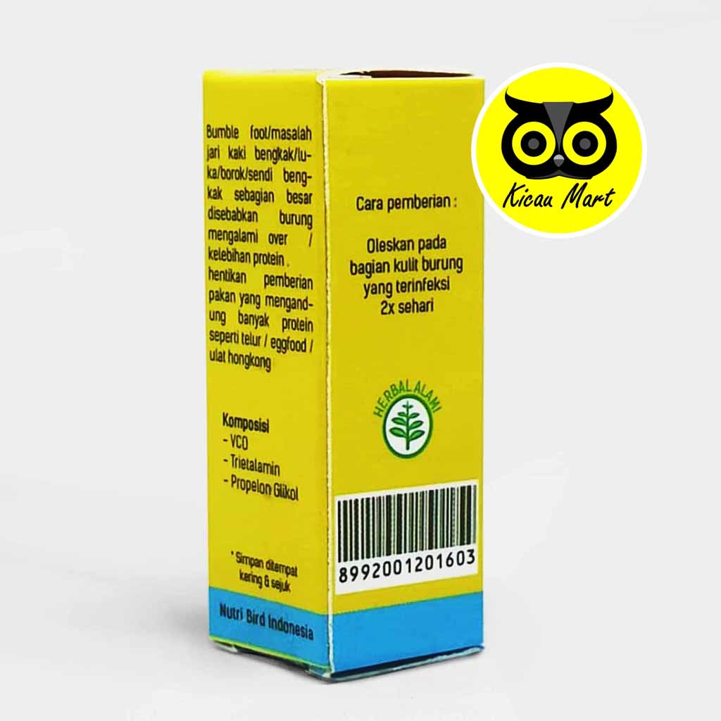 VITAMIN OBAT BURUNG KACER LOVEBIRD KENARI MURAI KAKI BERKERAK IRITASI LUKA BENGKAK BIOSEP VTBIOFY