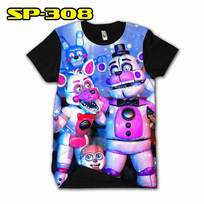 Kaos Freddy FNAF Sister Location Baju Anak Fnaf 3D murah