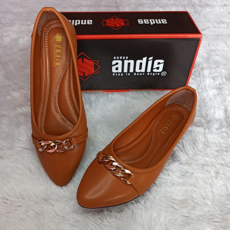 Andas Andis - Sepatu Flatshoes Wanita Chain