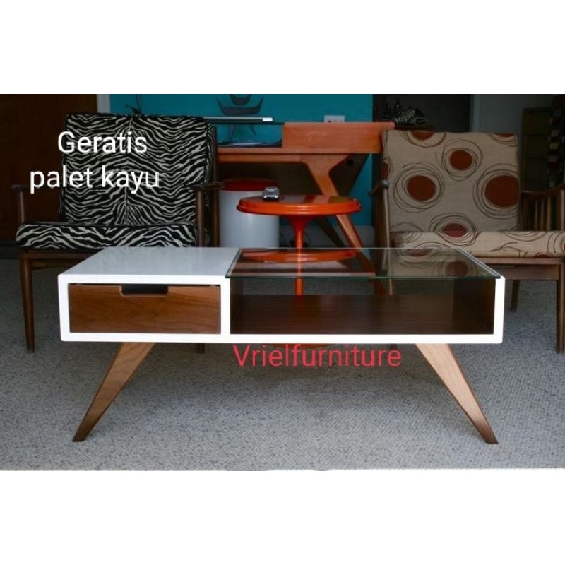 Meja retro Minimalis Meja Kaca minimalis meja ruang tamu