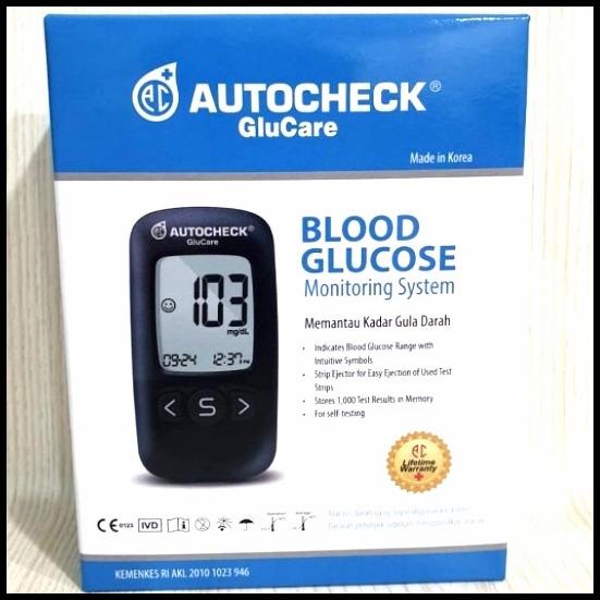 Alat Test Cek Gula Darah Diabetes Autocheck / Alat Periksa Gula Darah