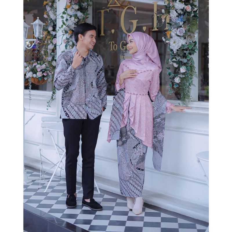 Maura Couple - Sania Ruffle Batik Couple ori Ndoro jowi DNT Garansi Termurah Shopee -CP WILONA R0SE