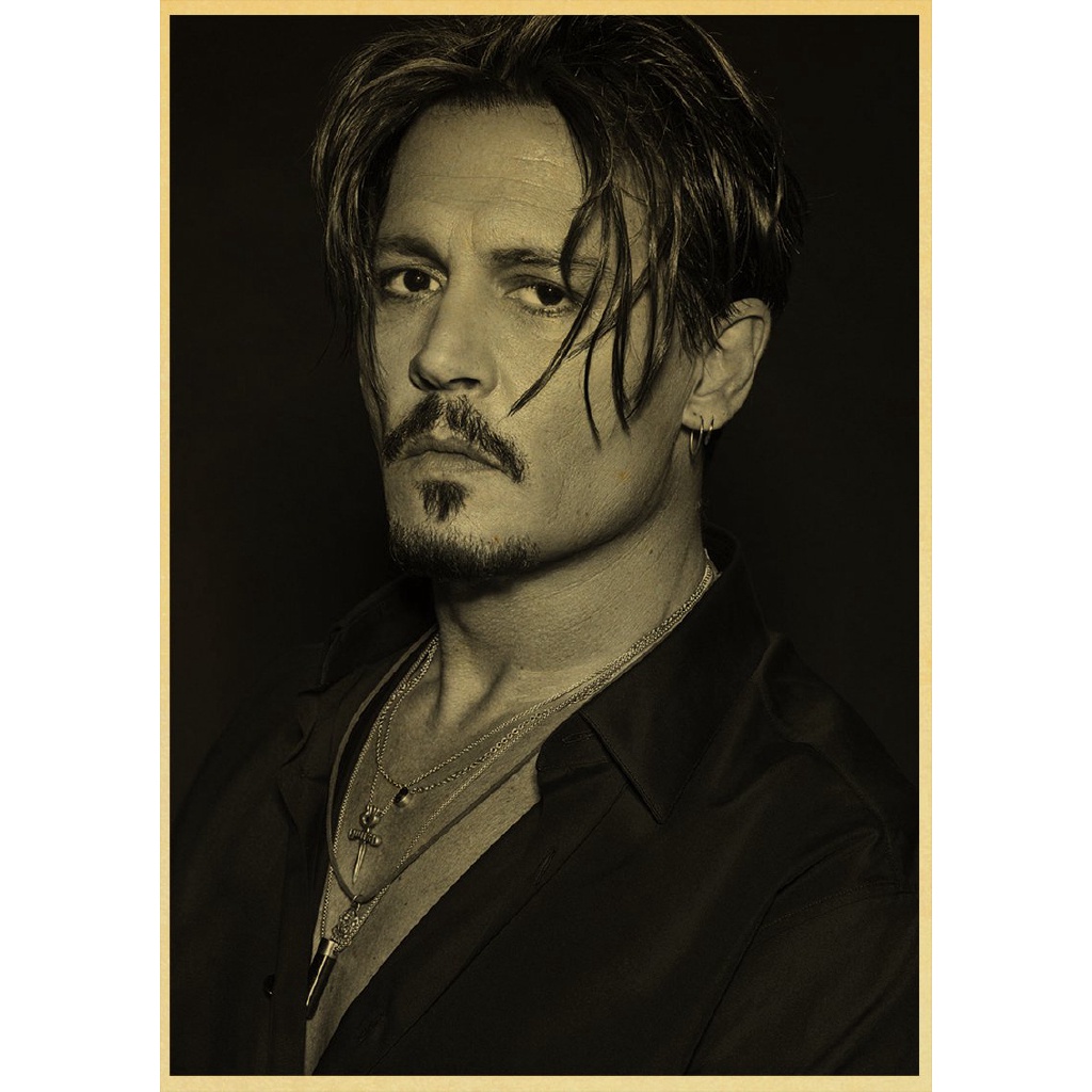 Stiker Dinding Desain Pirates Of The Caribbean Captain Jack Sparrow Actor Johnny Dep Untuk Dekorasi Rumah