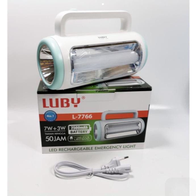 LUBY L7766 LAMPU DARURAT - EMERGENCY LAMP LED TORCH FLASH LIGHT 7766