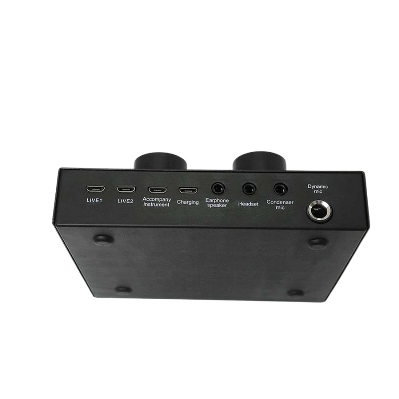 Bluetooth Audio USB External Soundcard Broadcast Mic V8S