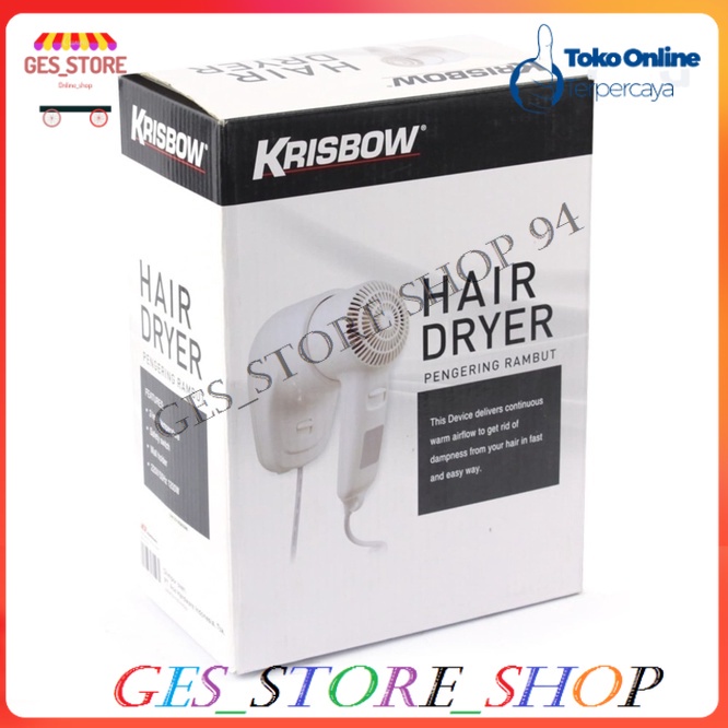 Krisbow Hair Dryer mini murah pengering rambut hair dryer Krisbow