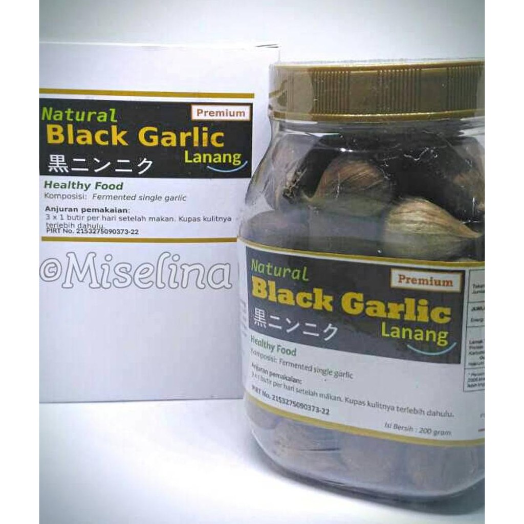 

Hot! Natural Black Garlic Lanang By Bppt