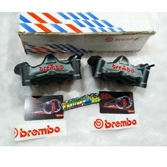 KALIPER BREMBO M50 TYPE GP4RX KANAN GREY GRADE A+ PRODUK ORIGINAL THAILAND